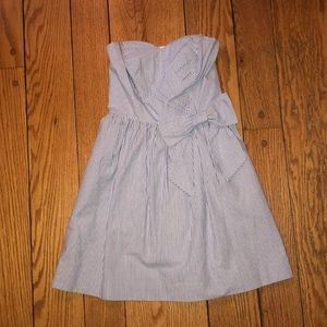 Lilly Pulitzer Seersucker Strapless Dress